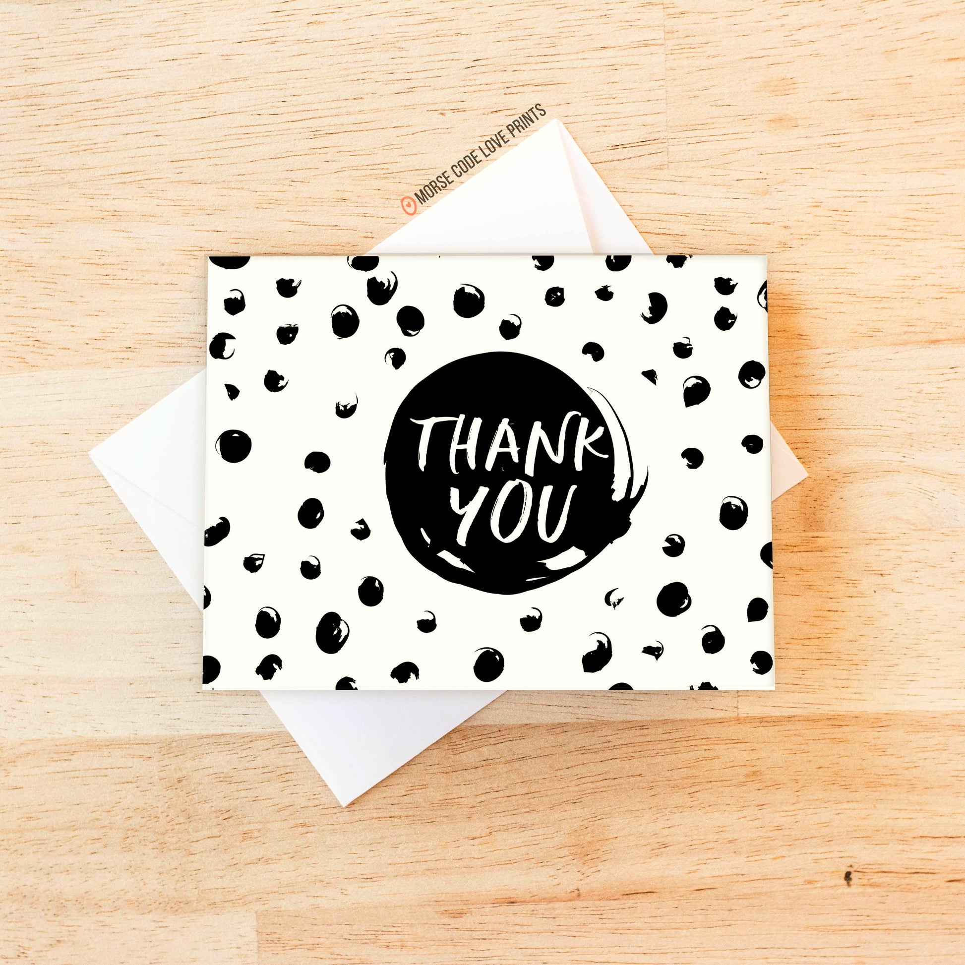 Dot Thank You Card