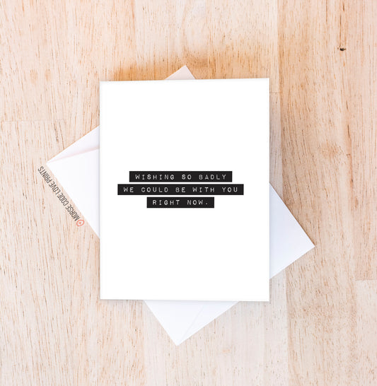 Wishing Sympathy Card