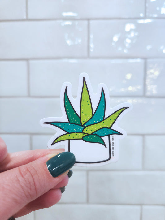 Succulent Vinyl Sticker