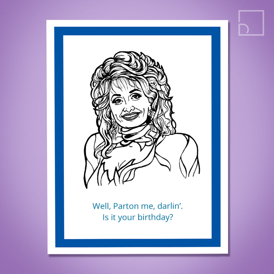 Dolly Parton Card - Design Corner