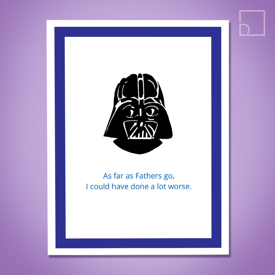 Star Wars Darth Vader Card - Design Corner