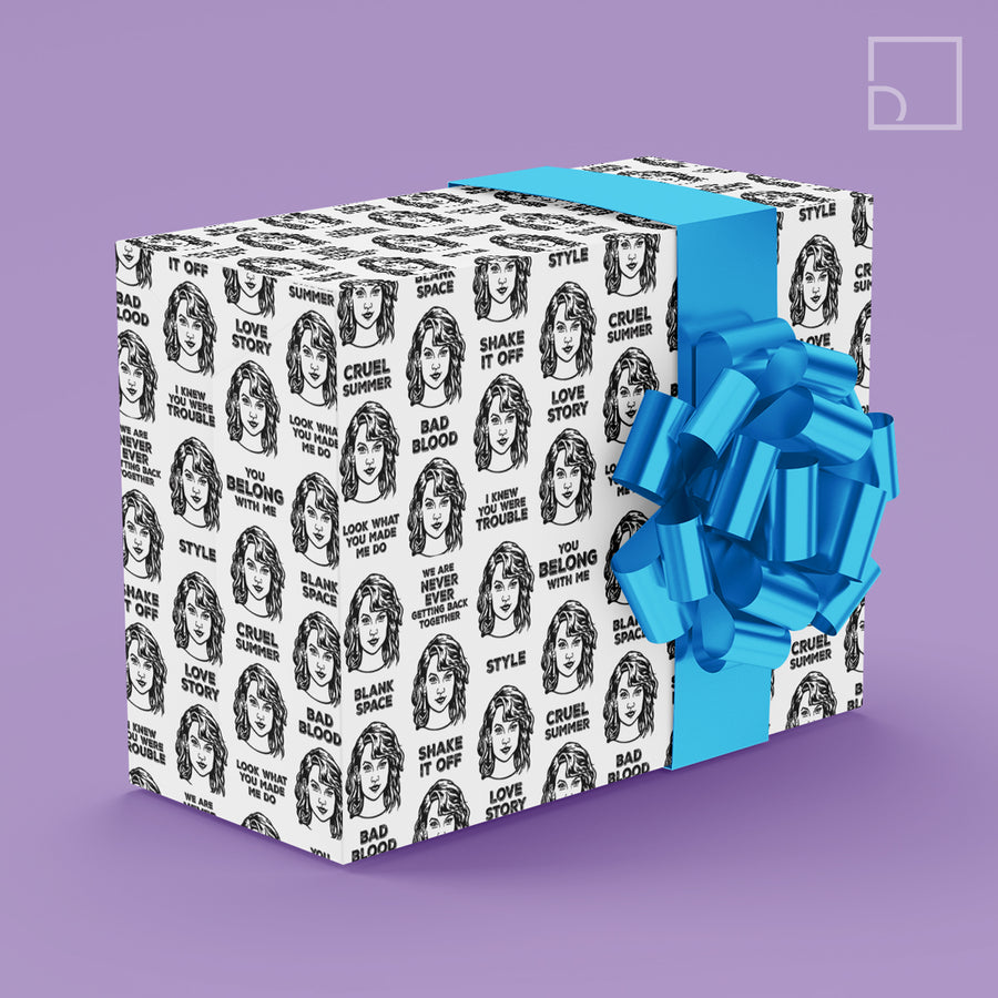 Taylor Swift Gift Wrap - Design Corner