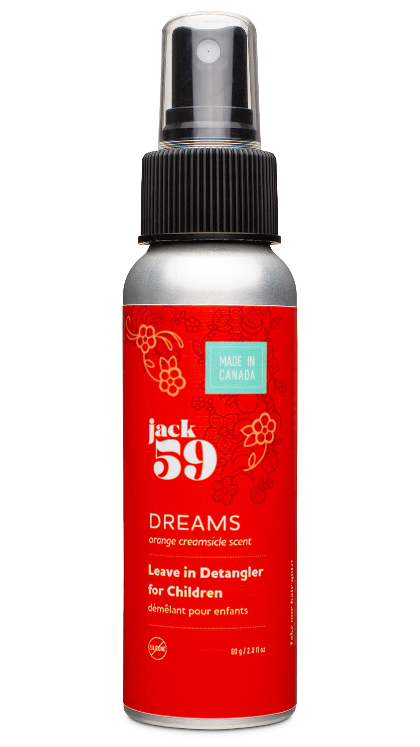 The 80g travel size leave in detangler is safe for all hair and skin and always silicone, paraben and sulphate free.