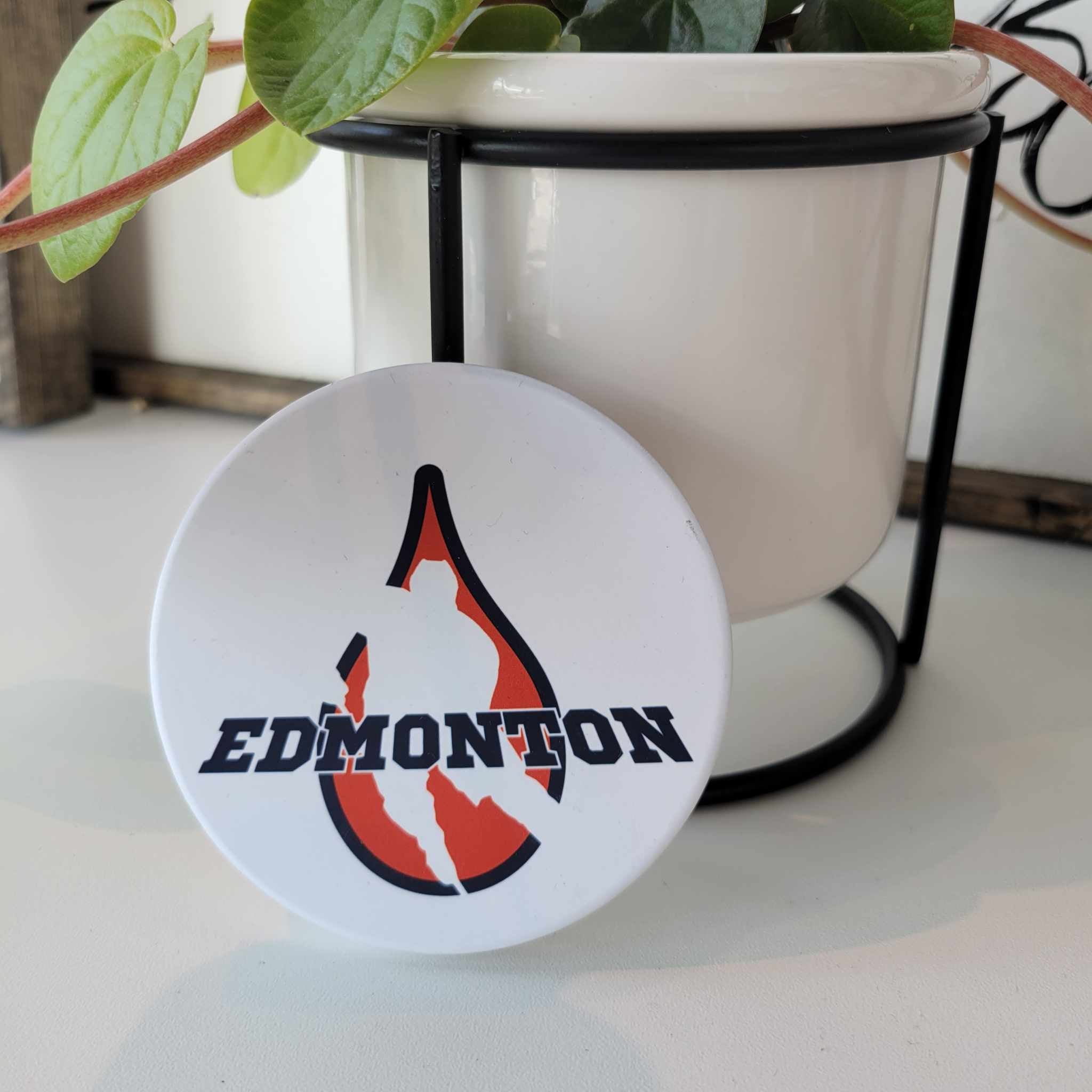 Edmonton Player Oil Drop Coaster - All Decked Out