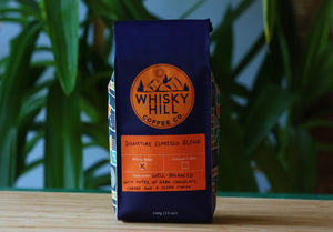 Whiskey Hill Coffee Co. whole bean dark roast signature espresso blend