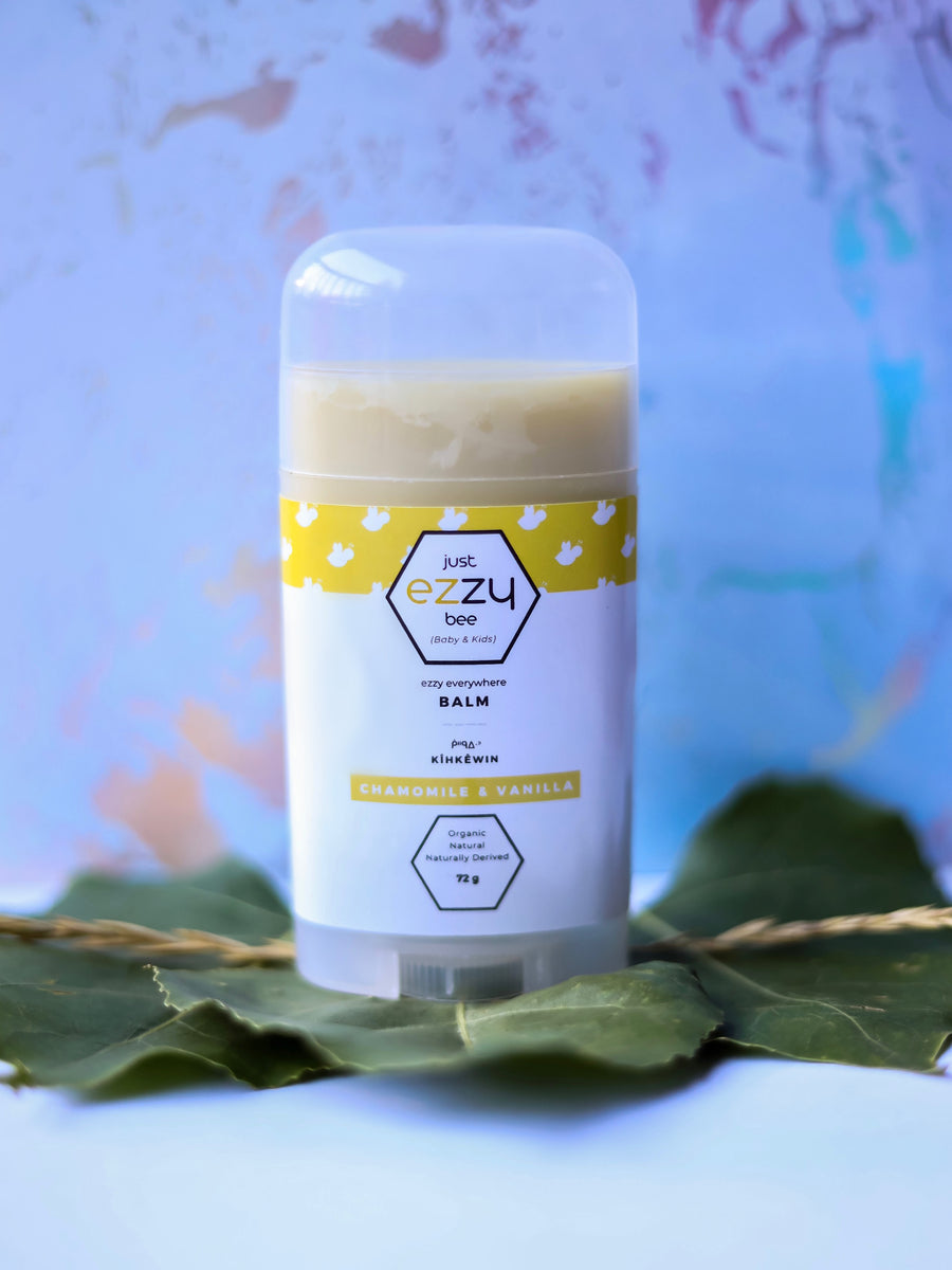 Soothe and comfort skin with this all-natural balm made with the finest locally sourced ingredients. Loaded with beneficial antioxidants, amino acids, and omega fatty acids, plus beeswax to help seal in moisture, it absorbs quickly and leaves behind the comforting scent of chamomile and vanilla. 