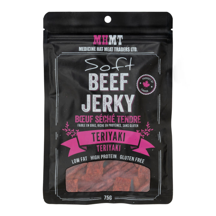  A classic beef jerky flavour, and a best seller. Our secret ingredient, gives it a taste that ups the typical teriyaki flavour you know. 75g bag
