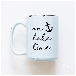 ON LAKE TIME - MUG - PRAIRIE CHICK PRINTS