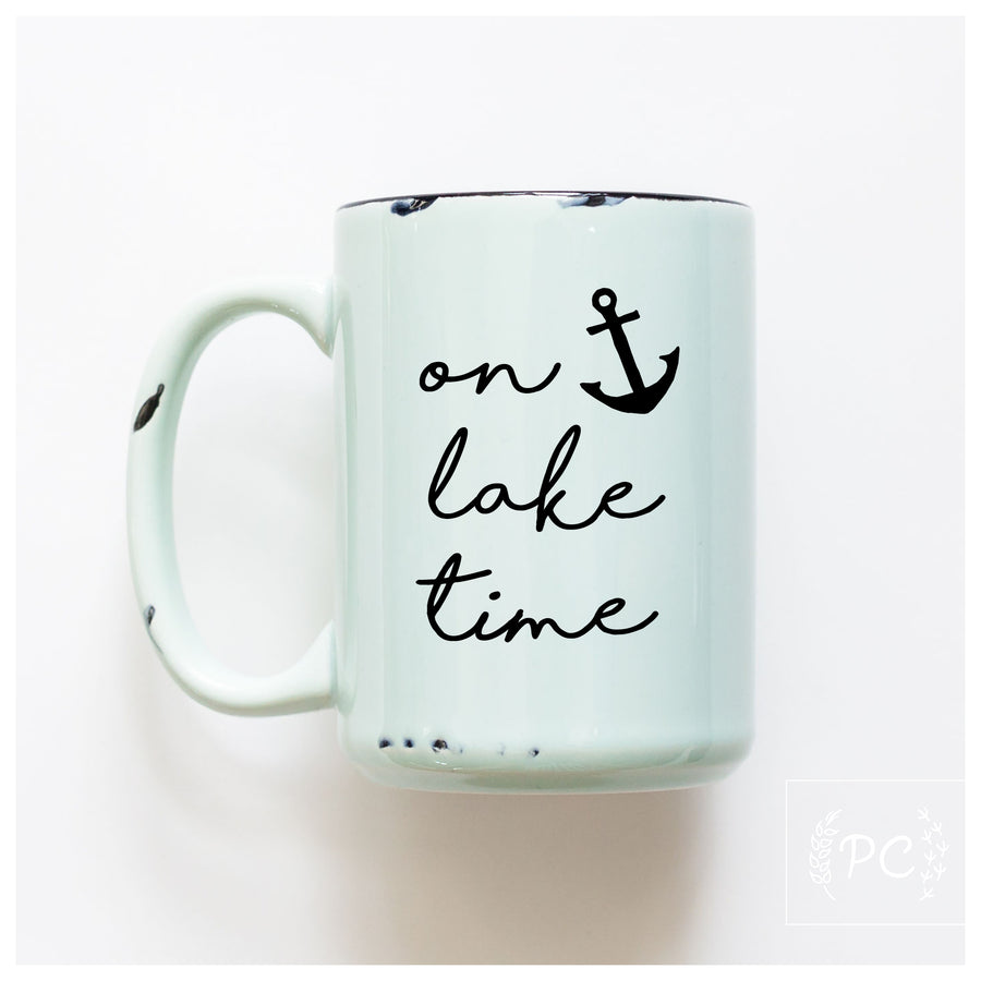 ON LAKE TIME - MUG - PRAIRIE CHICK PRINTS