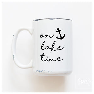 ON LAKE TIME - MUG - PRAIRIE CHICK PRINTS