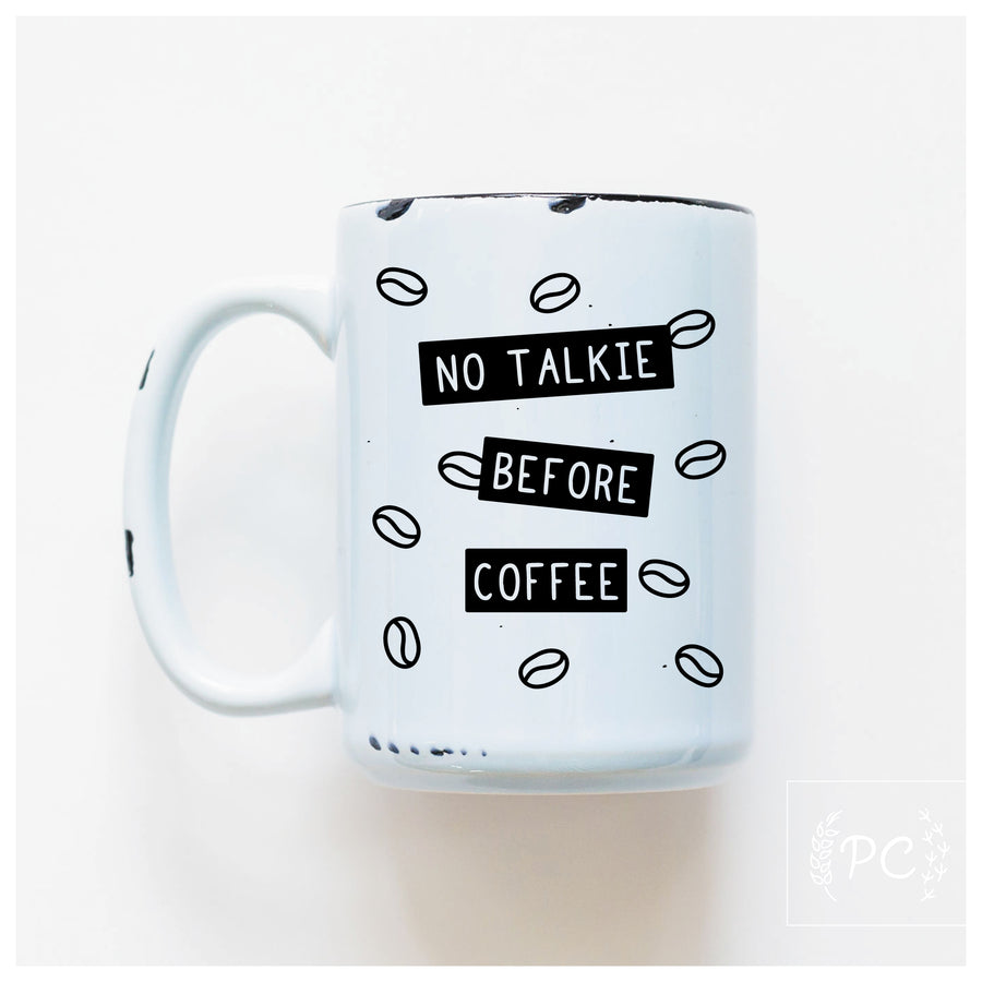 NO TALKIE - MUG - PRAIRIE CHICK PRINTS