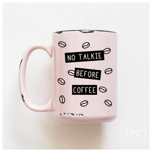 NO TALKIE - MUG - PRAIRIE CHICK PRINTS