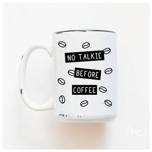 NO TALKIE - MUG - PRAIRIE CHICK PRINTS