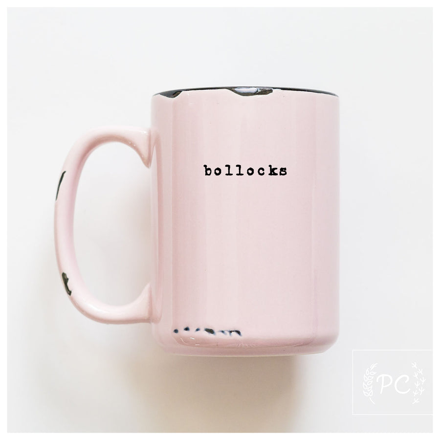 BOLLOCKS - MUG - PRAIRIE CHICK PRINTS