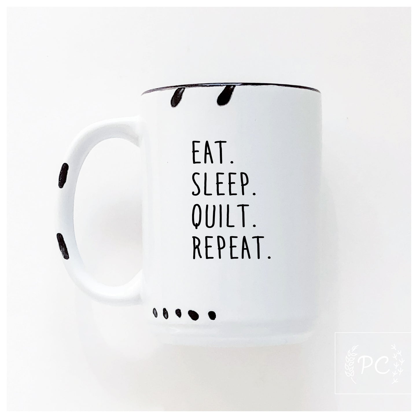 Eat Sleep Quilt Repeat Mug