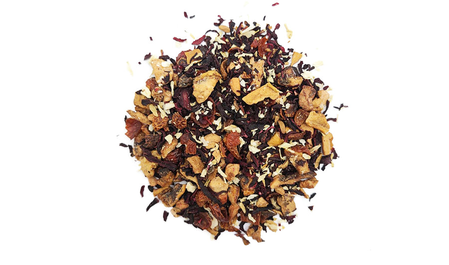 Ingredients: Peach, Apple, Hibiscus, Rosehip, Chamomile Petals, Natural Flavours