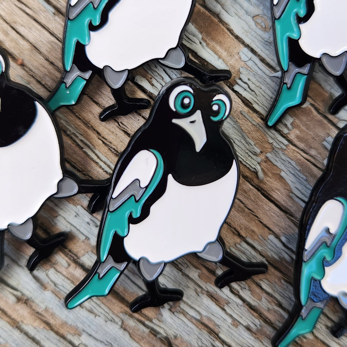 Magpie Enamel Pin