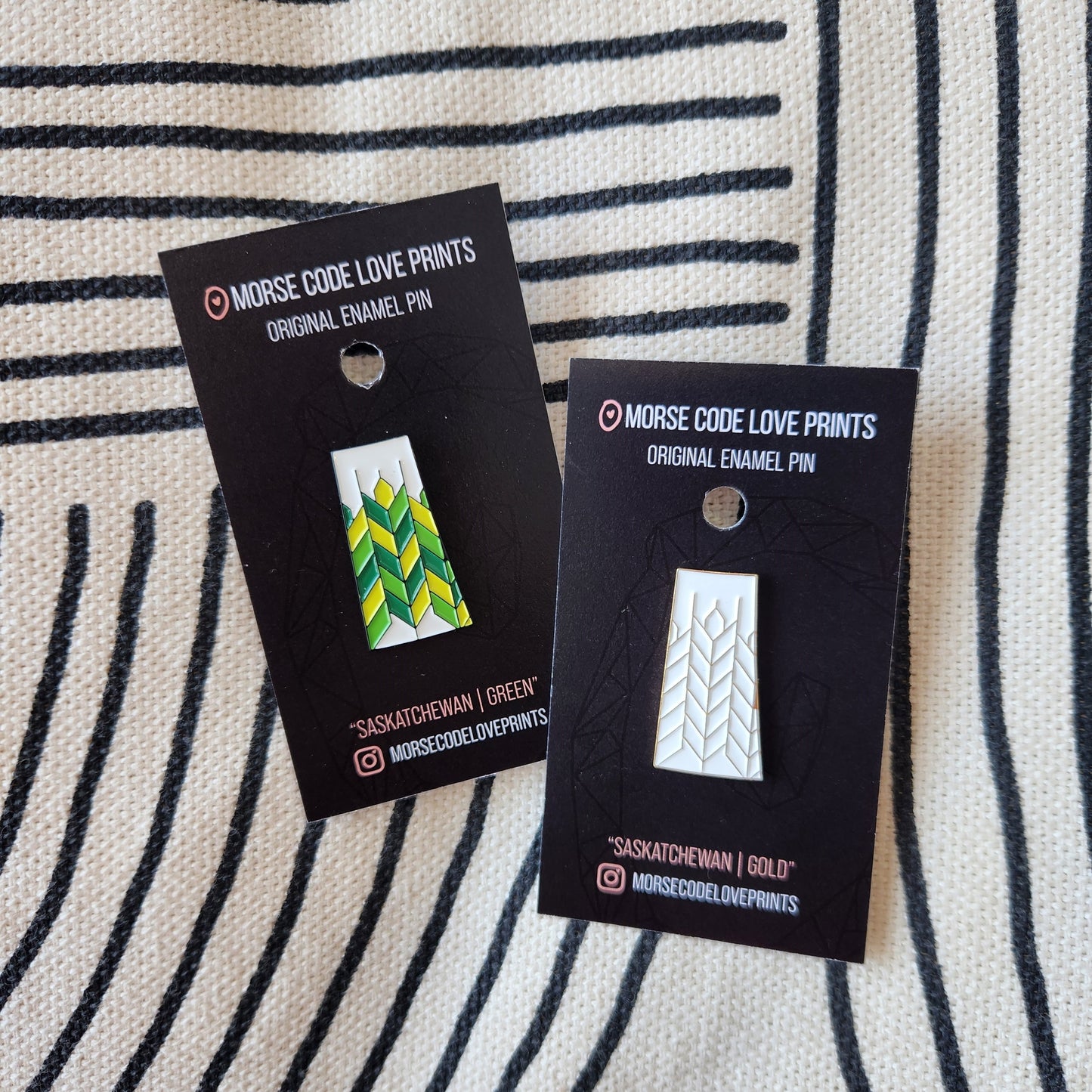Saskatchewan Enamel Pin