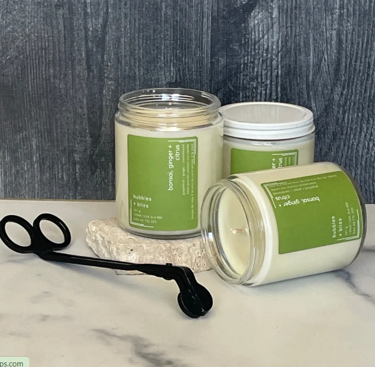 Bonsai, Citrus + Ginger Candle
