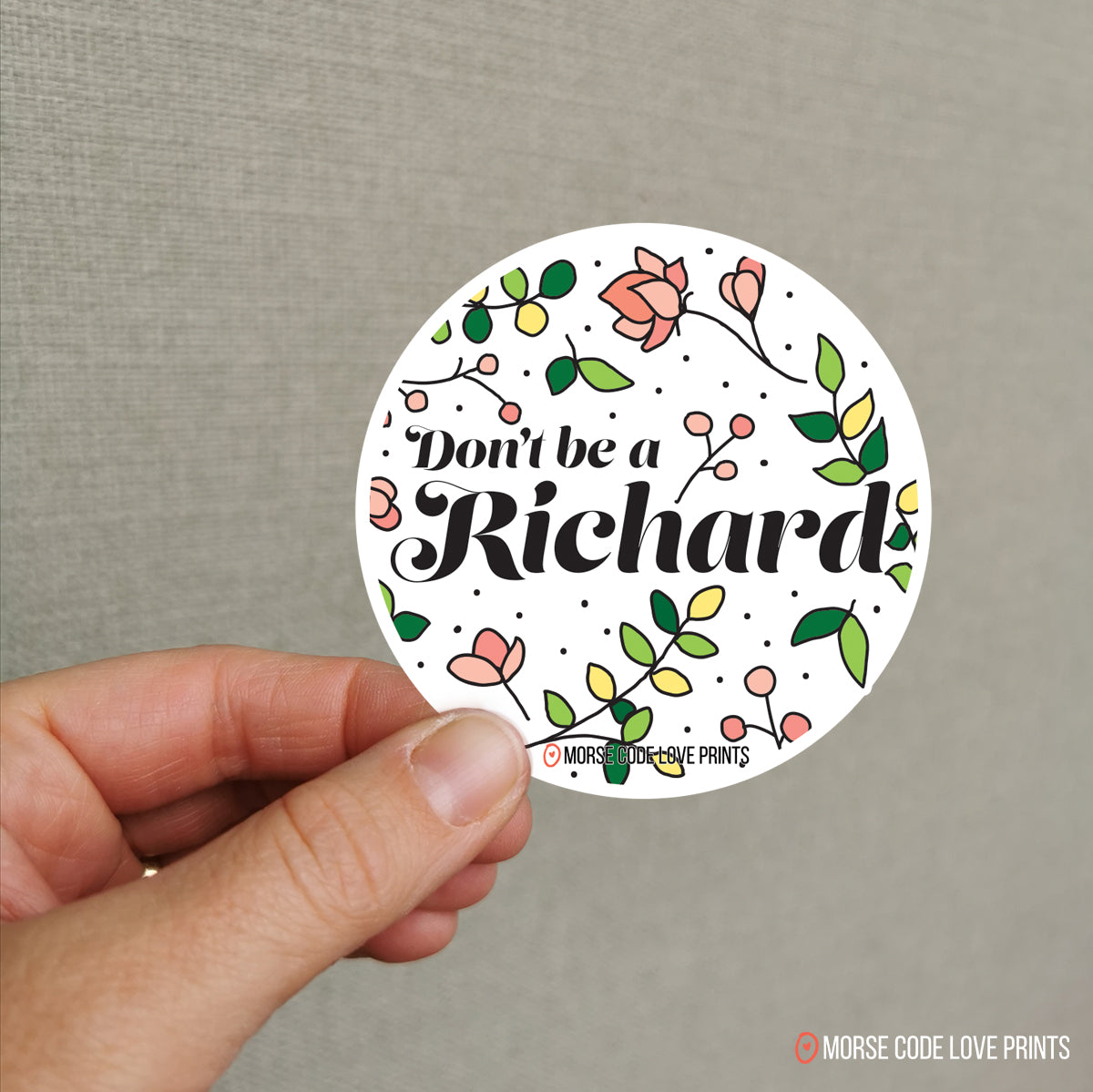 Richard Vinyl Sticker