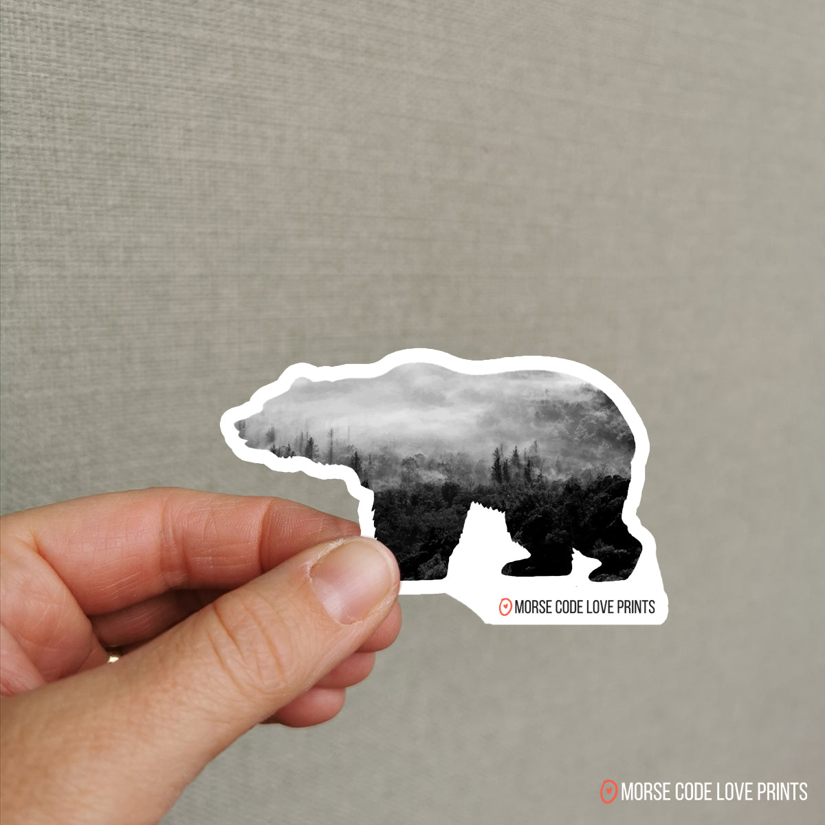 Bear Vinyl Sticker