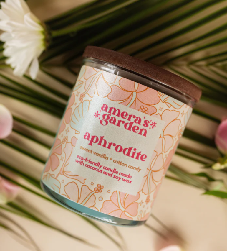 Aphrodite 9oz Candle - Amera's Garden