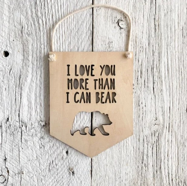 More Than I Can Bear Wall Hanging