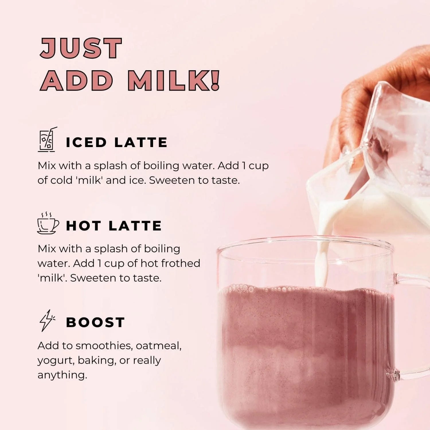 Superfood Latte Powder Birthday Cake Blend