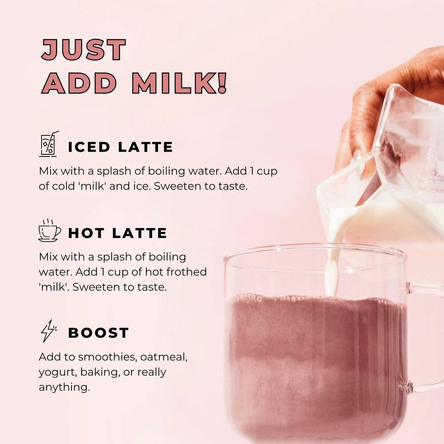 Superfood Latte Powder Birthday Cake Blend