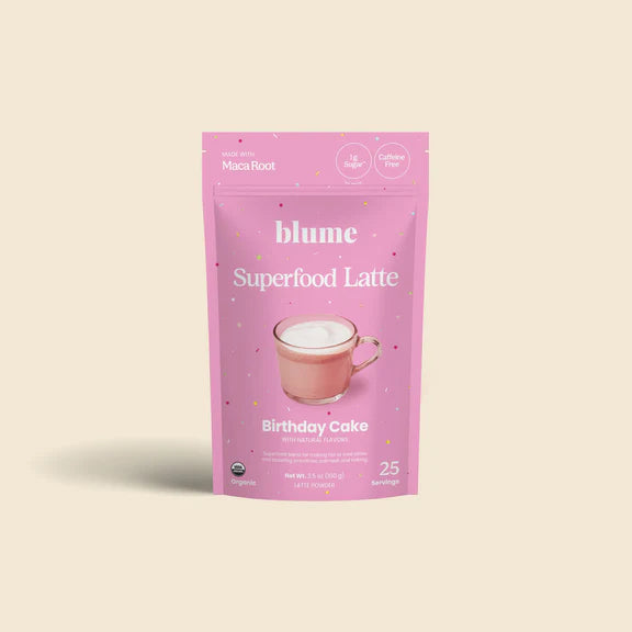 Superfood Latte Powder Birthday Cake Blend