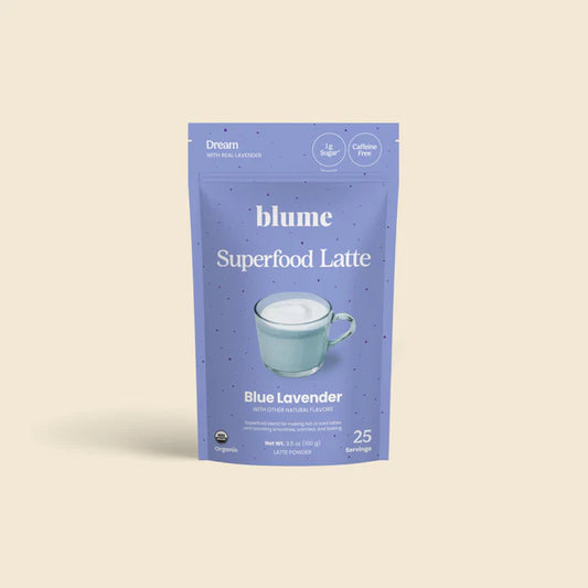 Superfood Latte Powder Blue Lavender Blend