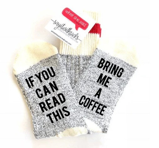 Bring Me A Coffee Socks