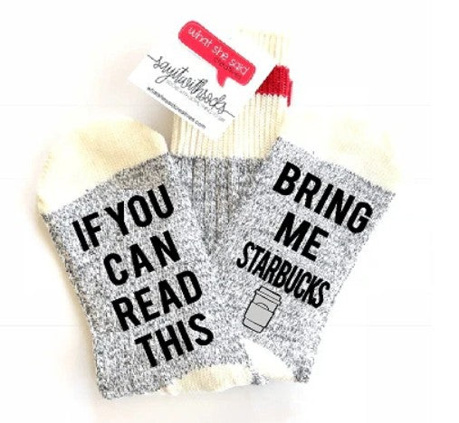 Bring Me Starbucks Socks