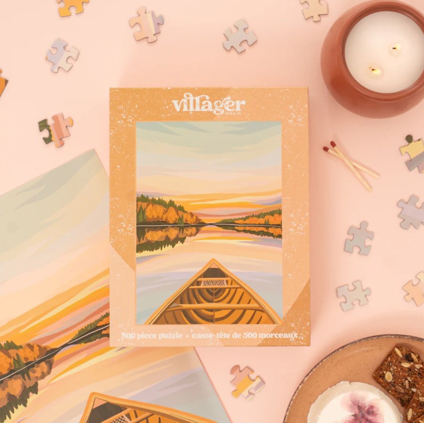 Canoeing At Dawn - Puzzle