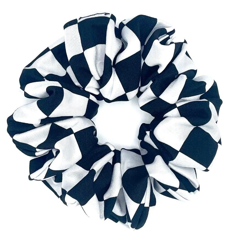 Checkered Scrunchie