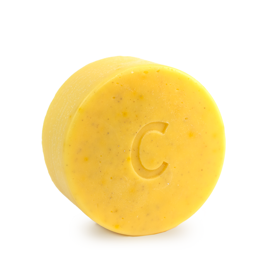 Amplify conditioner bar will accent your natural assets by adding increased hair volume and tackling static. It is loaded with shine boosters and essential oils for a delicious, soothing scent of minty pine with a highlight of orange.