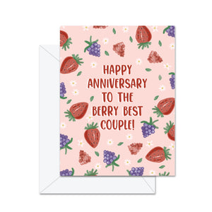 Berry Best Couple Card - Jaybee Designs