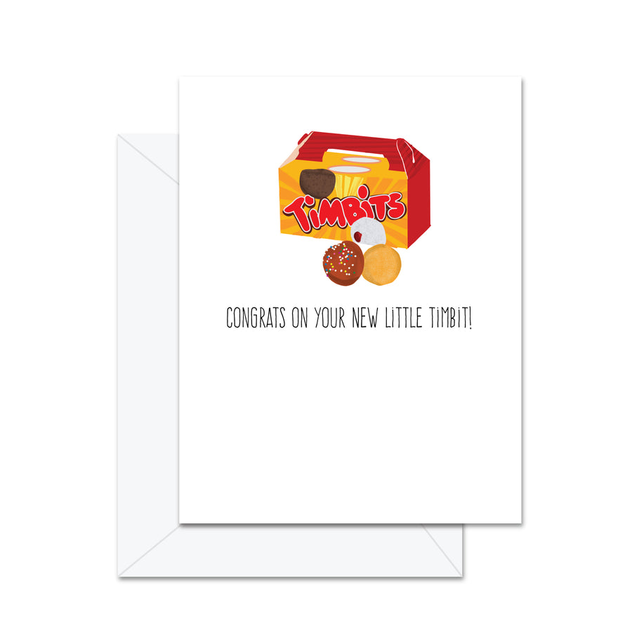Congrats On Your New Little Timbit! Card - Jaybee Designs