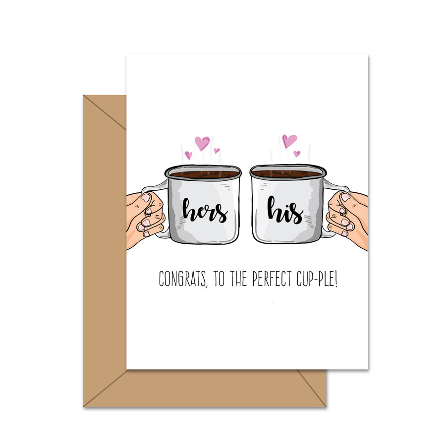 Perfect Cup-ple Card - Jaybee Design