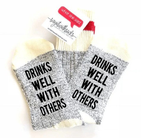 Drinks Well With Others Socks