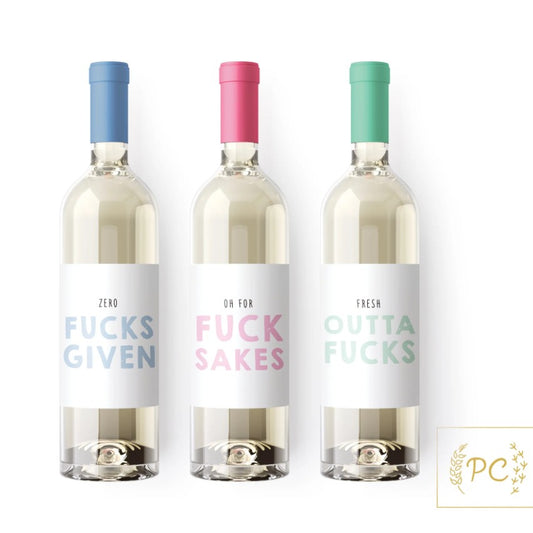 F-Bomber Bottle Labels