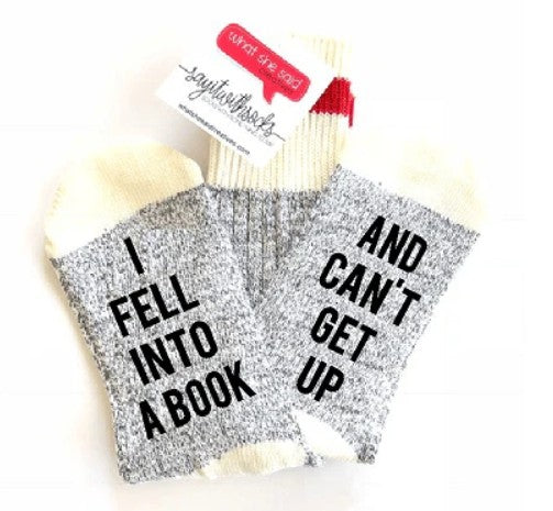 I Fell Into A Book Socks