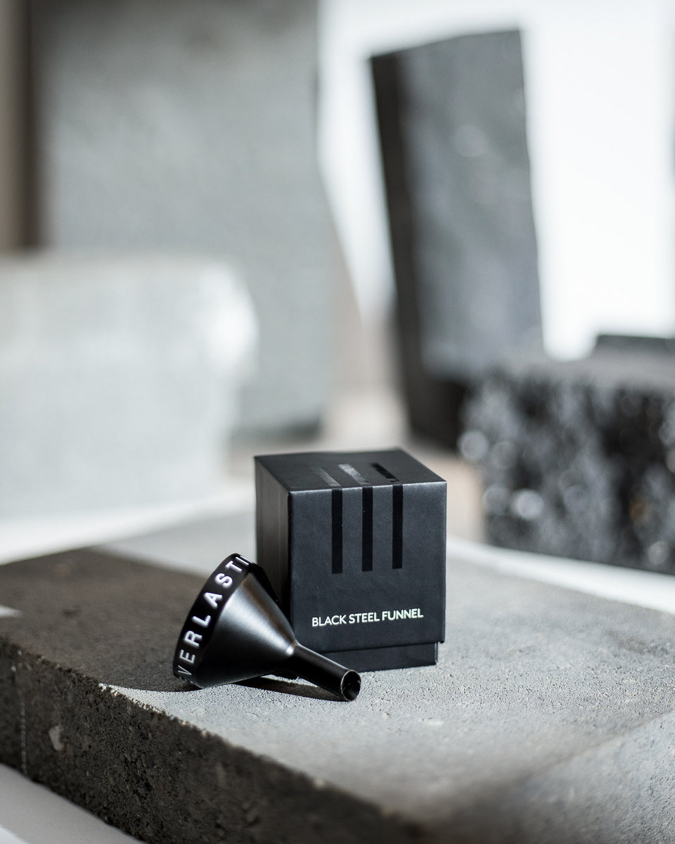 Black Steel Funnel