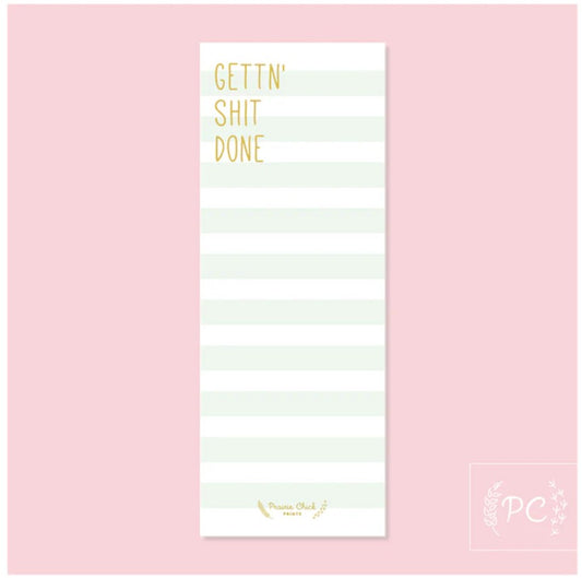 Gettn' Shit Done Notepad