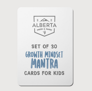 Growth Mindset Mantra Cards - Alberta Press and Paper