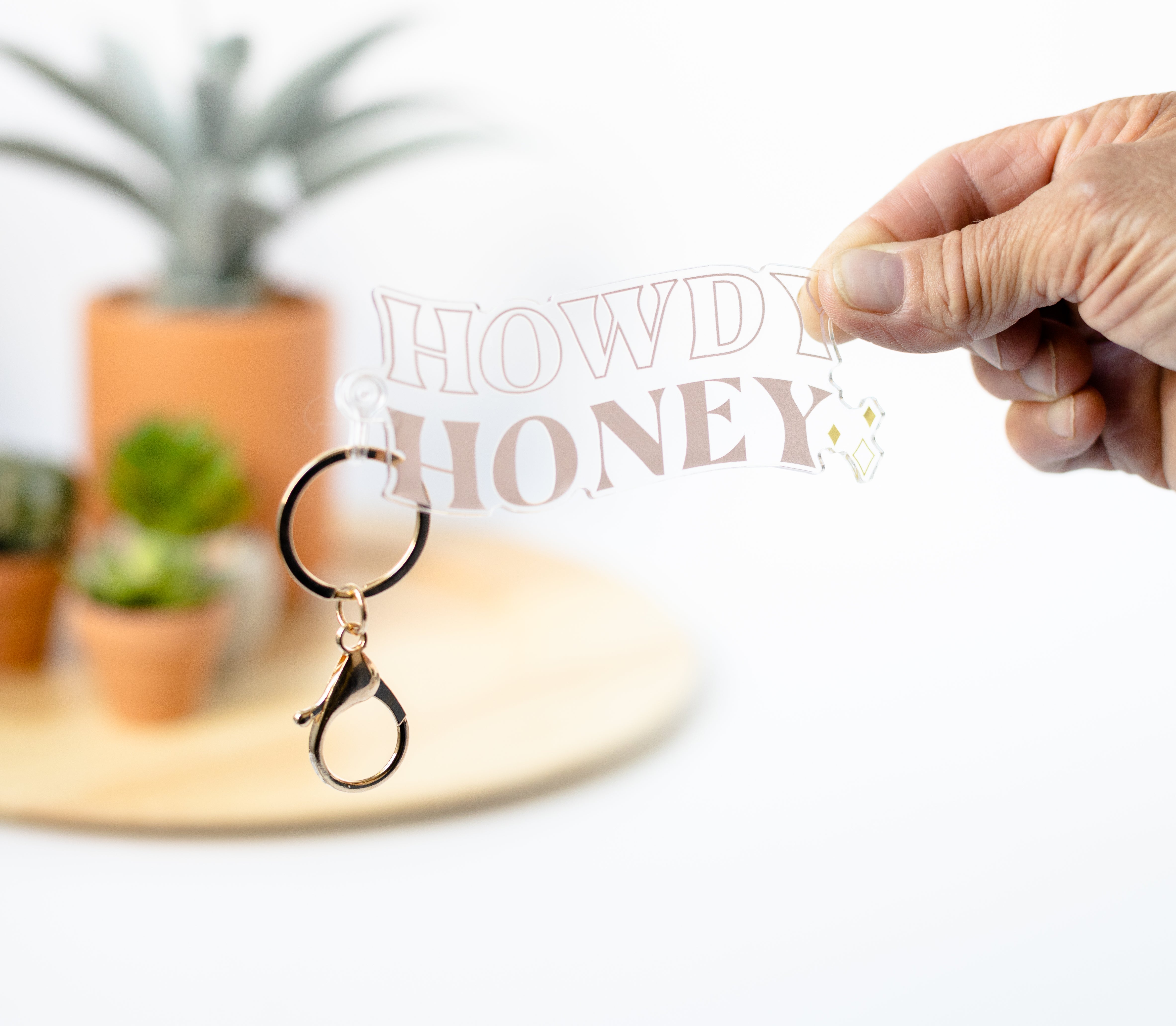 Howdy Honey Keychain