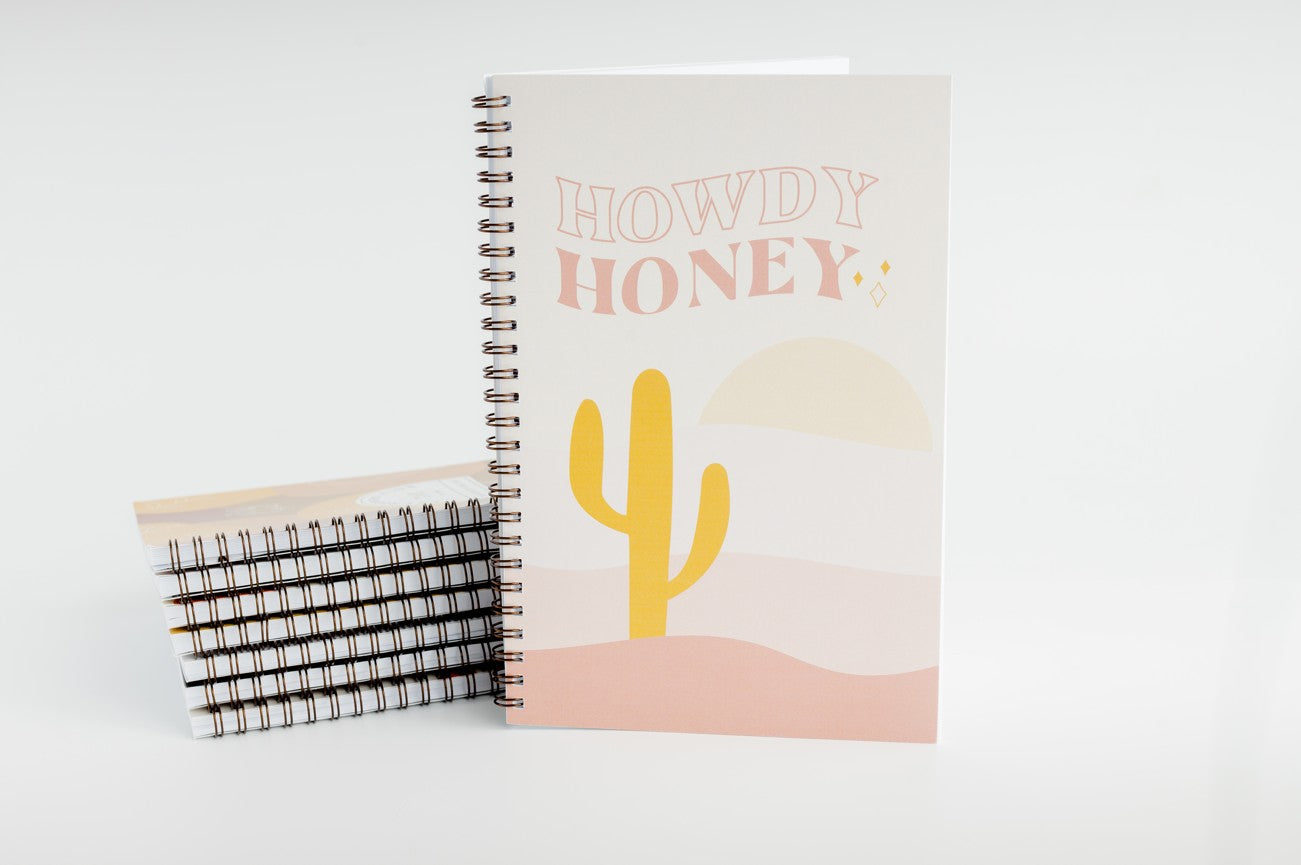 Howdy Honey Rectangle Notebook