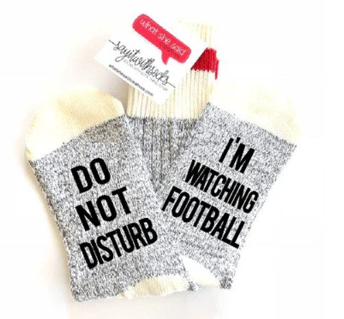 I'm Watching Football Socks