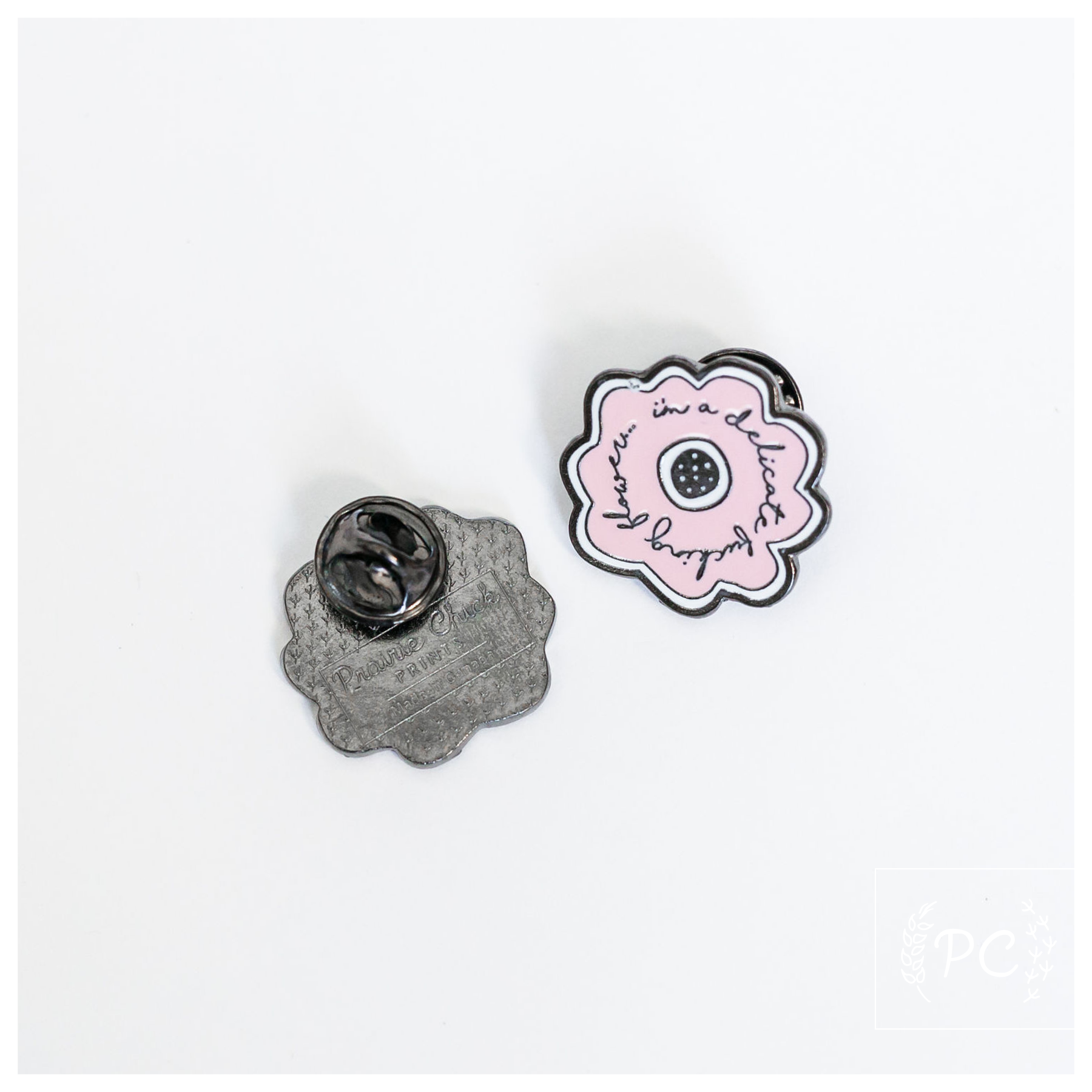 Delicate Fucking Flower Enamel Pin