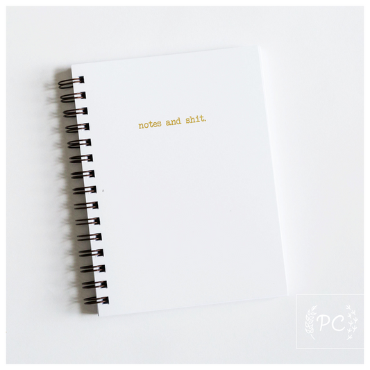 Notes And Shit Notebook
